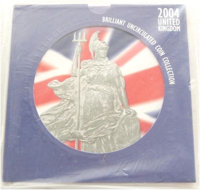 2004 Royal Mint Annual Brilliant Uncirculated 10 Coin Set Sealed