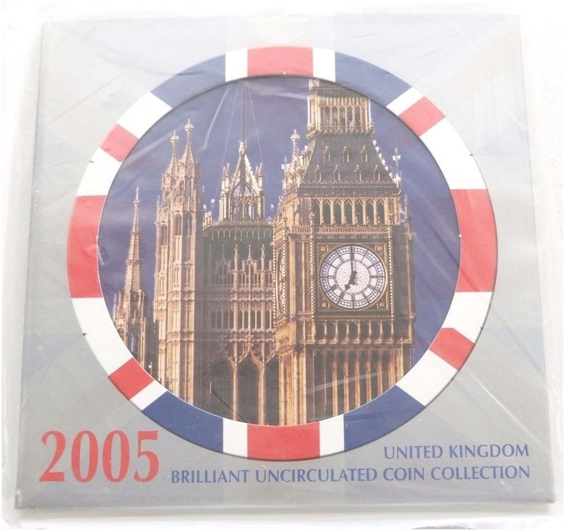 2005 Royal Mint Annual Brilliant Uncirculated 10 Coin Set Sealed