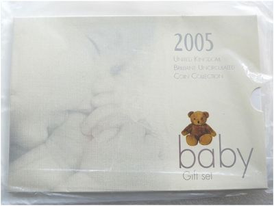 2005 Royal Mint Baby Gift Annual Brilliant Uncirculated 10 Coin Set Sealed