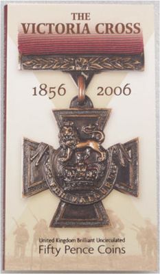 2006 Victoria Cross 50p Brilliant Uncirculated 2 Coin Set