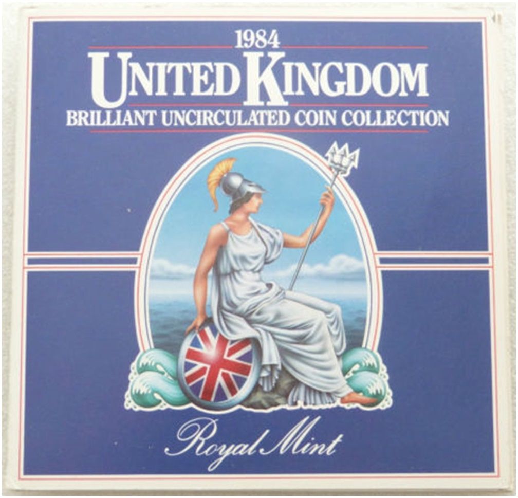 1984 Royal Mint Annual Brilliant Uncirculated 8 Coin Set