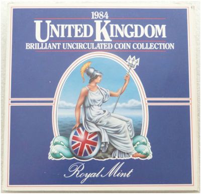 1984 Royal Mint Annual Brilliant Uncirculated 8 Coin Set
