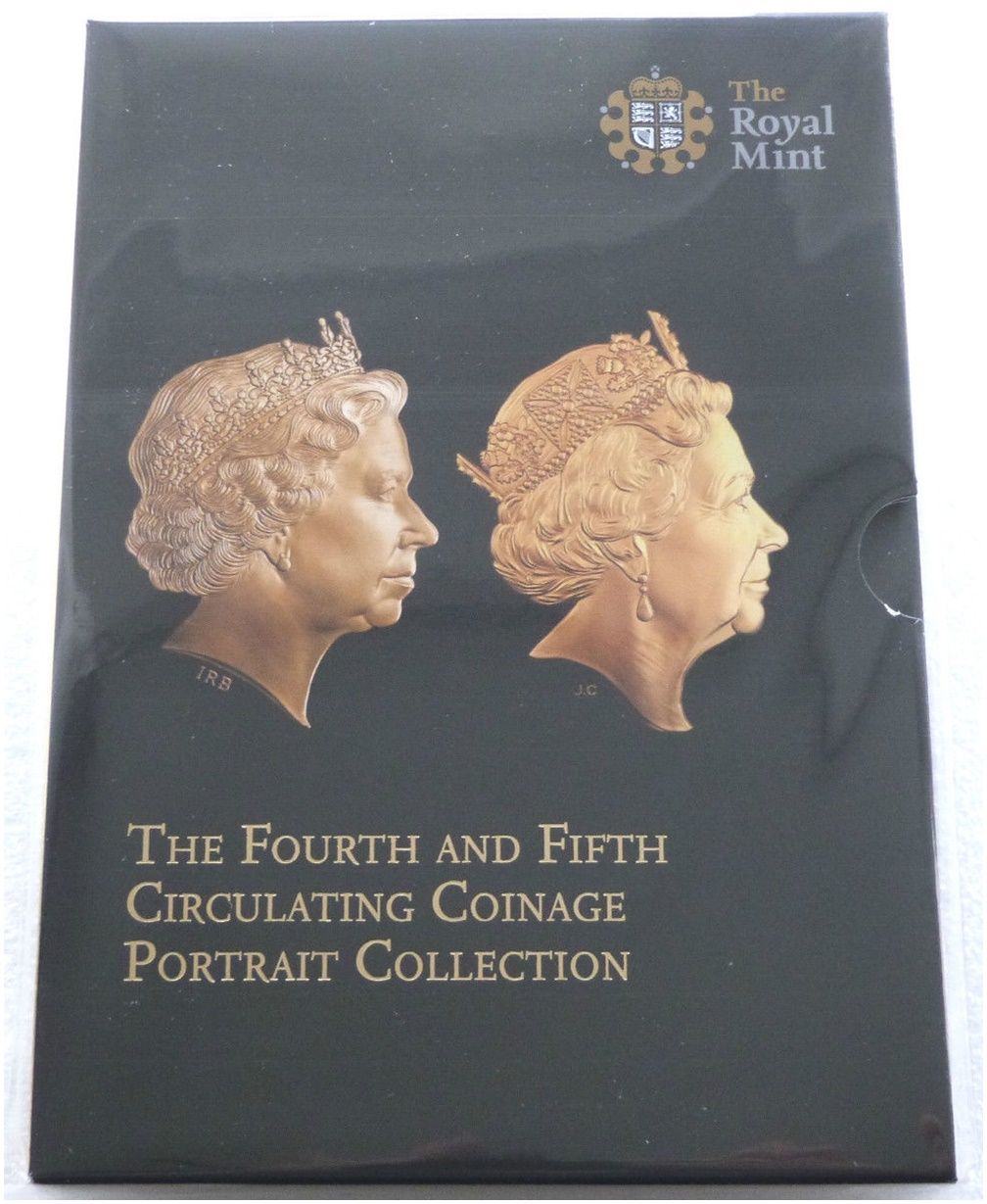 2015 Fifth Portrait First Editions Definitive Coinage Brilliant Uncirculated 8 Coin Set Sealed