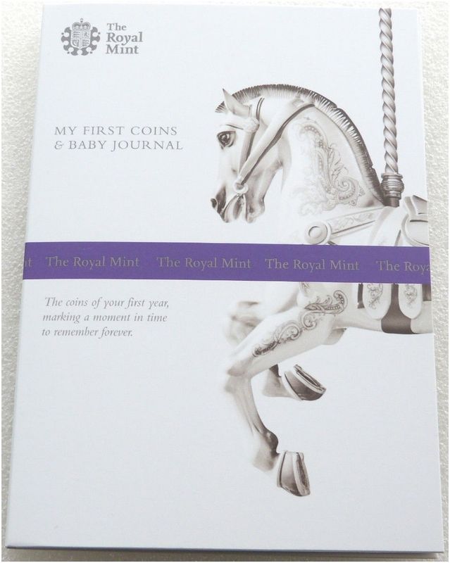 2017 My First Coins Baby Gift Annual Brilliant Uncirculated 8 Coin Set Pack