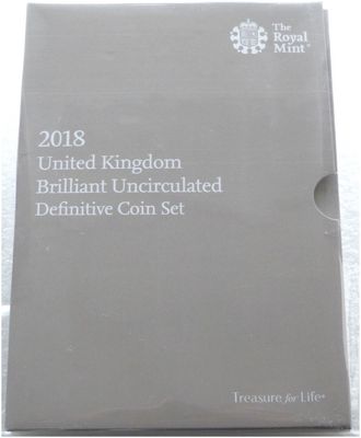 2018 Royal Mint Annual Definitive Brilliant Uncirculated 8 Coin Set Sealed