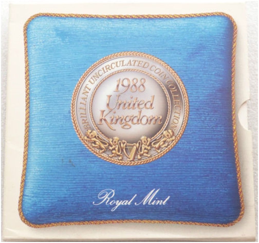 1988 Royal Mint Annual Brilliant Uncirculated 7 Coin Set