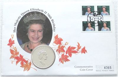 1996 Canada Maple Leaf $5 Silver 1oz Coin First Day Cover