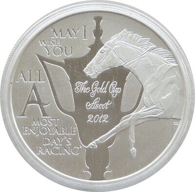 2012 Cook Islands Diamond Jubilee Royal Ascot Gold Cup $1 Silver Proof 1oz Coin 2012 Cook Islands Diamond Jubilee Royal Ascot Gold Cup $1 Silver Proof 1oz Coin