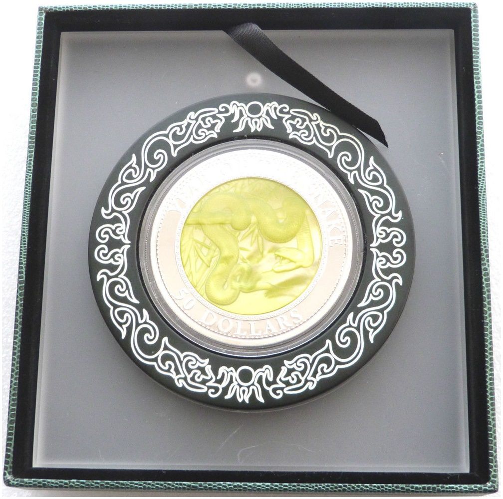 2013 Cook Islands Lunar Snake Mother of Pearl $50 Silver Proof 5oz Coin Box Coa 2013 Cook Islands Lunar Snake Mother of Pearl $50 Silver Proof 5oz Coin Box Coa