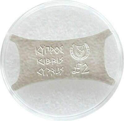 2000 Cyprus Millennium £2 Silver Coin 2000 Cyprus Millennium £2 Silver Coin