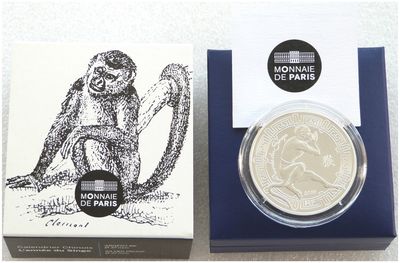 2016 France Lunar Monkey 10 Euro Silver Proof Coin Box Coa 2016 France Lunar Monkey 10 Euro Silver Proof Coin Box Coa
