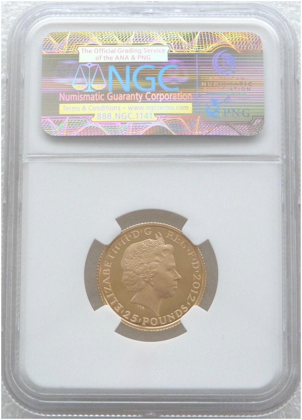 2012 London Olympic Games Stronger Vulcan £25 Gold Proof 1/4oz