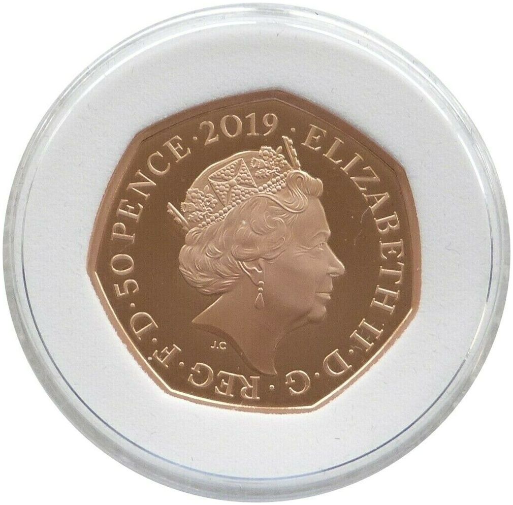 2019 The Gruffalo 20th Anniversary 50p Gold Proof Coin Box Coa