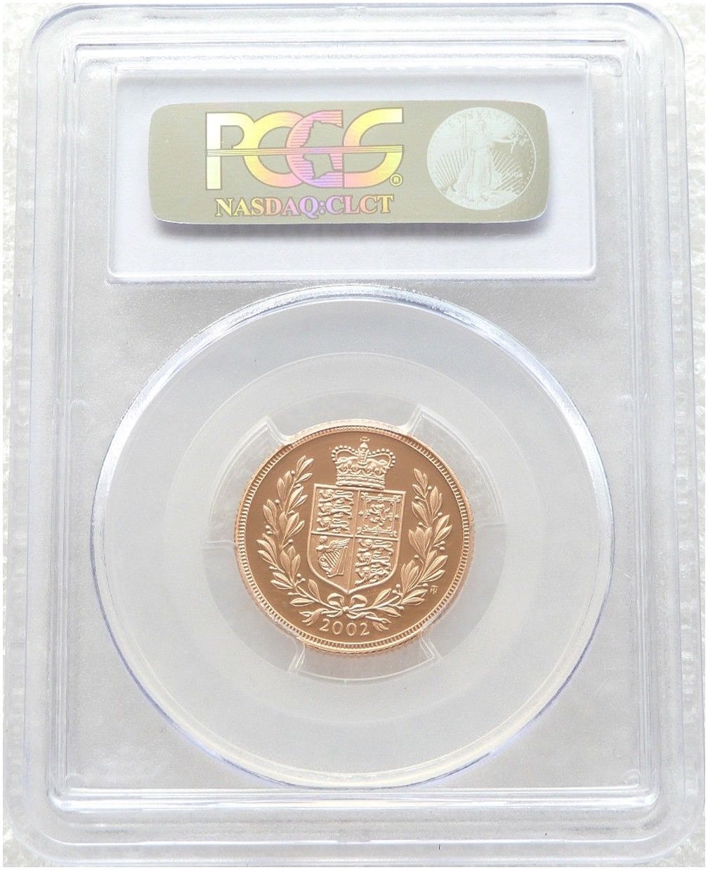 2002 Golden Jubilee Gold Proof Full Sovereign Coin PCGS PR70 DCAM