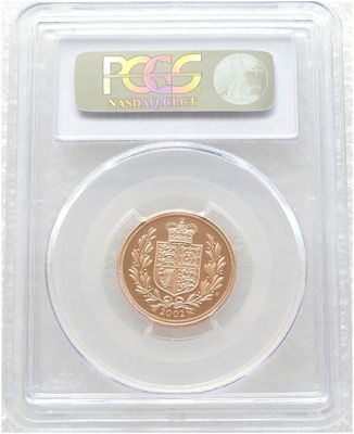 2002 Golden Jubilee Gold Proof Full Sovereign Coin PCGS PR70 DCAM