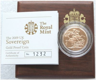 2009 St George and the Dragon Full Sovereign Gold Proof Coin Box Coa 2009 St George and the Dragon Full Sovereign Gold Proof Coin Box Coa
