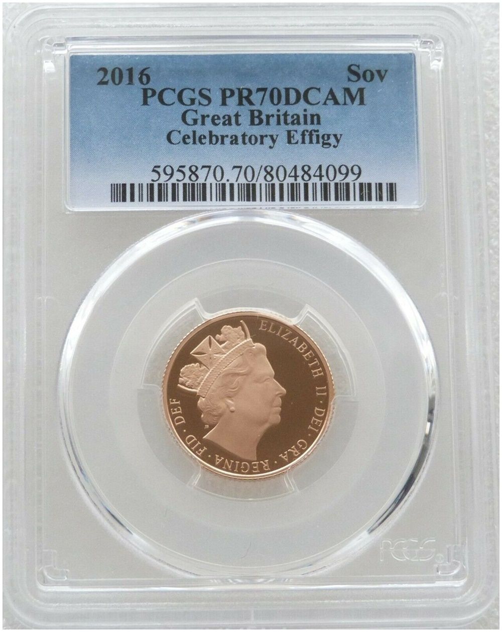 2016 Queen's 90th Birthday Full Sovereign Gold Proof Coin PCGS PR70 DCAM - James Butler 2016 Queen's 90th Birthday Full Sovereign Gold Proof Coin PCGS PR70 DCAM - James Butler