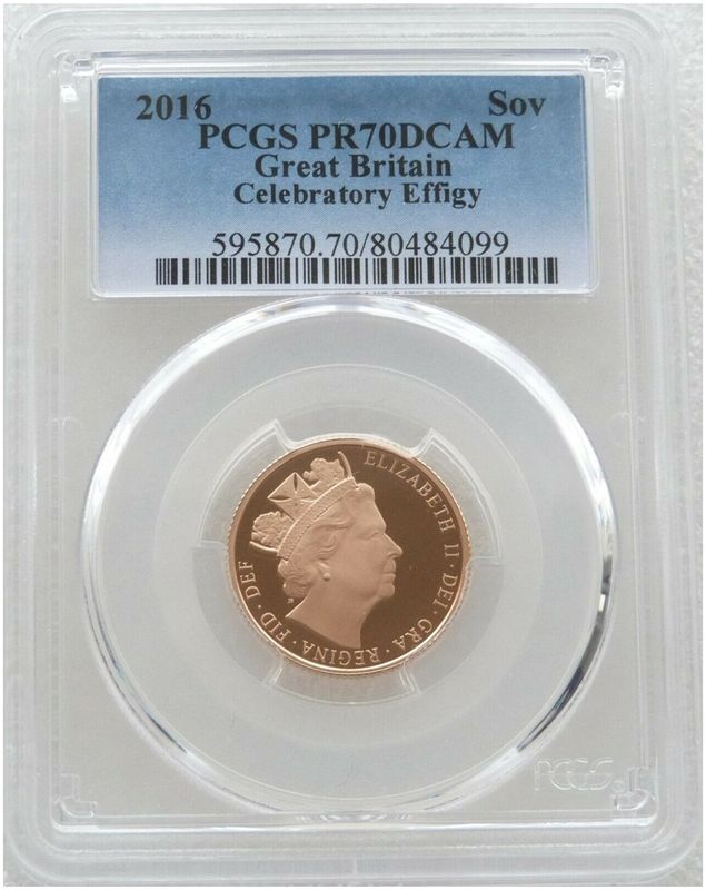 2016 Queen's 90th Birthday Full Sovereign Gold Proof Coin PCGS PR70 DCAM - James Butler 2016 Queen's 90th Birthday Full Sovereign Gold Proof Coin PCGS PR70 DCAM - James Butler