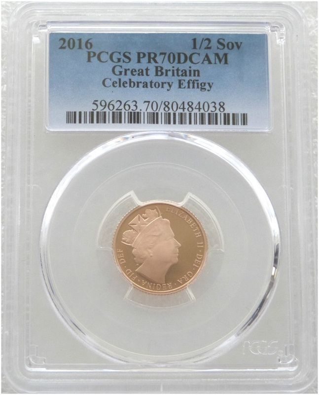 2016 Queen's 90th Birthday Half Sovereign Gold Proof Coin PCGS PR70 DCAM - James Butler 2016 Queen's 90th Birthday Half Sovereign Gold Proof Coin PCGS PR70 DCAM - James Butler