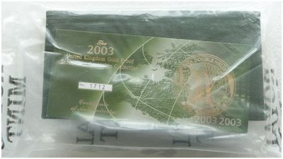 2003 Sovereign Gold Proof 3 Coin Set Box Coa Sealed