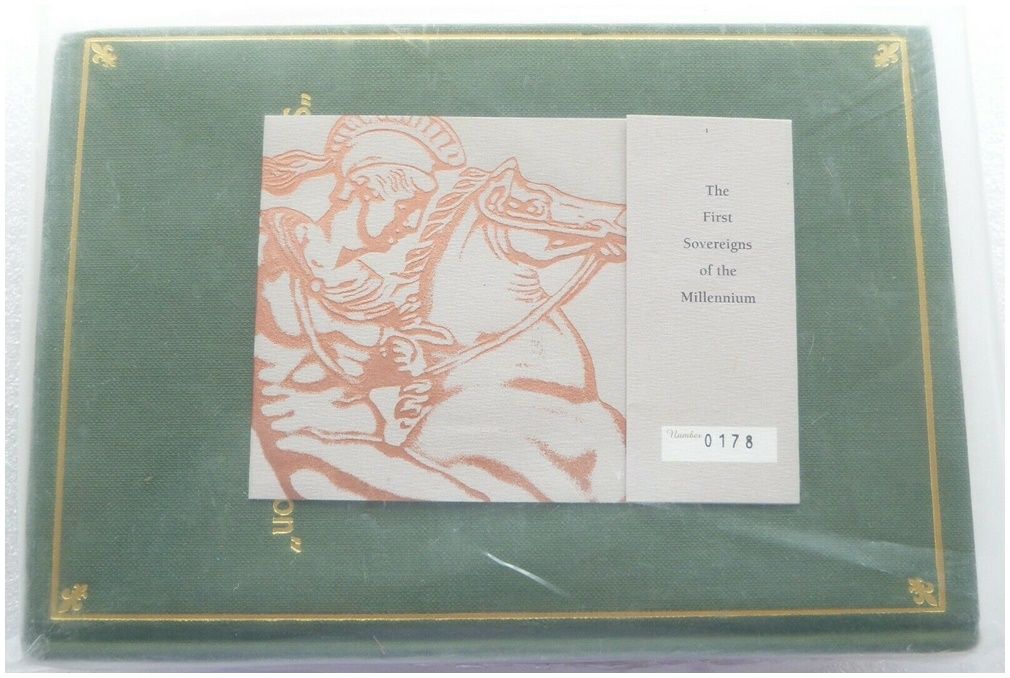 2000 Sovereign Gold Proof 4 Coin Set Box Coa Sealed with Book