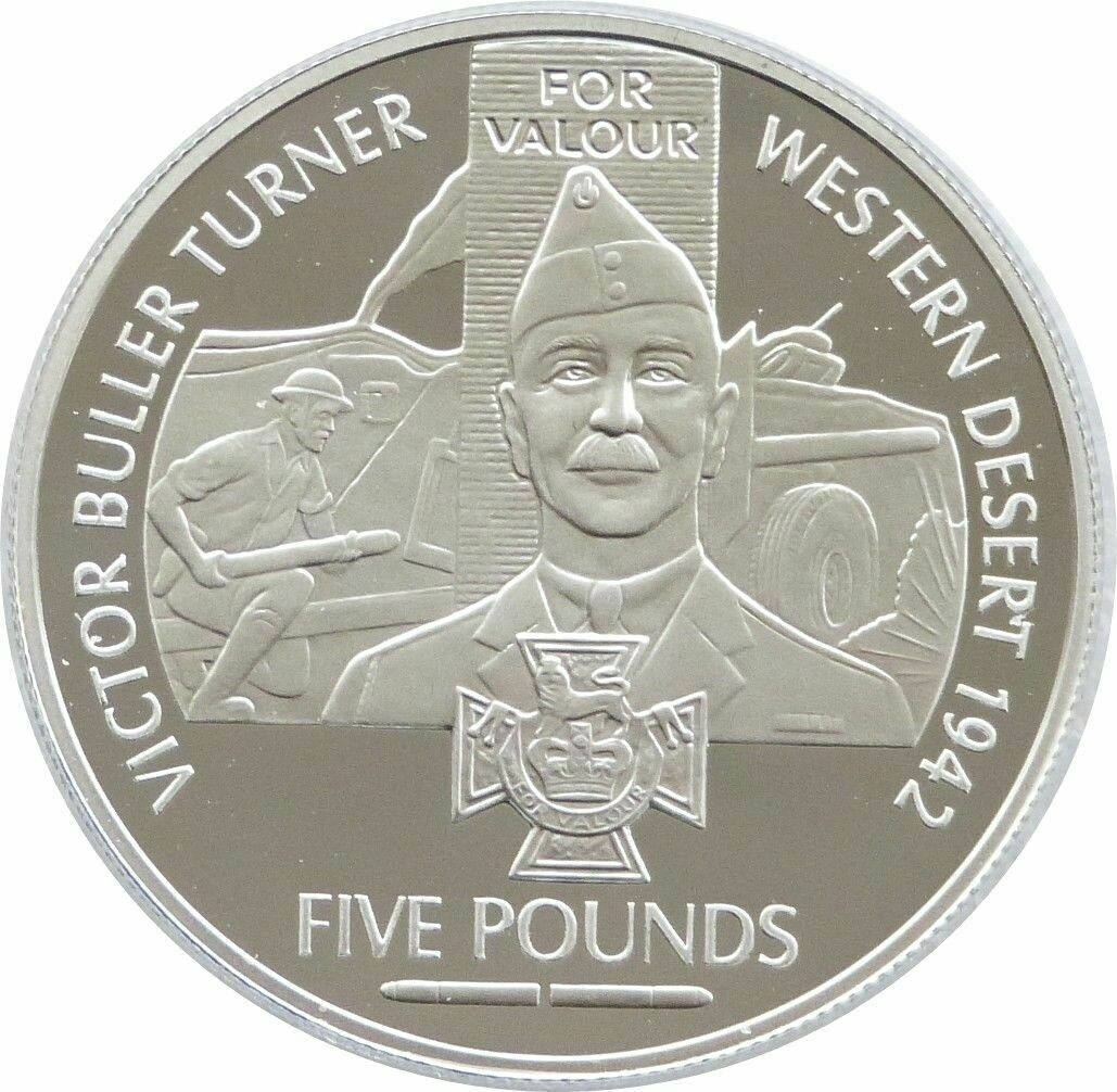 2006 Guernsey Victoria Cross Victor Buller Turner £5 Silver Proof Coin 2006 Guernsey Victoria Cross Victor Buller Turner £5 Silver Proof Coin
