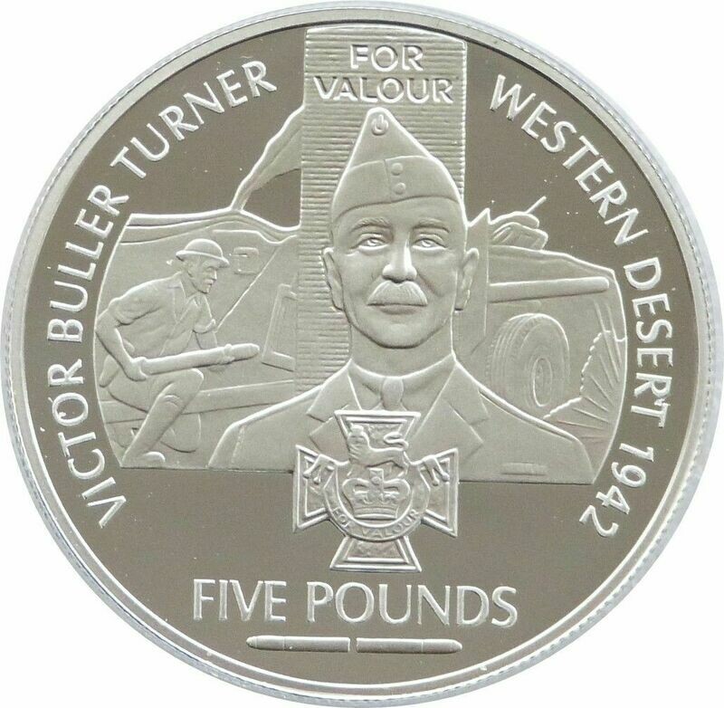 2006 Guernsey Victoria Cross Victor Buller Turner £5 Silver Proof Coin 2006 Guernsey Victoria Cross Victor Buller Turner £5 Silver Proof Coin