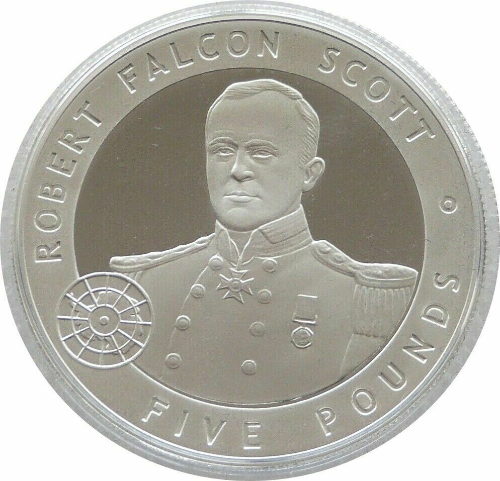 2006 Guernsey Great Britons Robert Falcon Scott £5 Silver Proof Coin 2006 Guernsey Great Britons Robert Falcon Scott £5 Silver Proof Coin