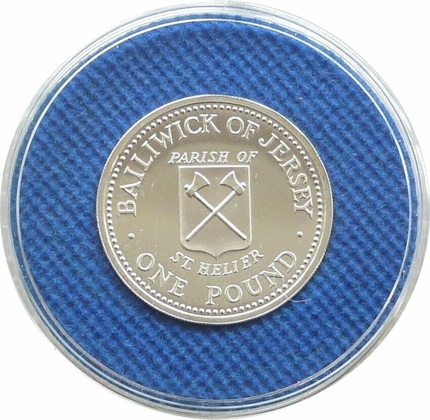 1983 Jersey Parish of St Helier £1 Silver Proof Coin 1983 Jersey Parish of St Helier £1 Silver Proof Coin