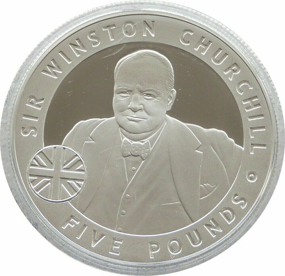 2006 Jersey Great Britons Sir Winston Churchill £5 Silver Proof Coin 2006 Jersey Great Britons Sir Winston Churchill £5 Silver Proof Coin