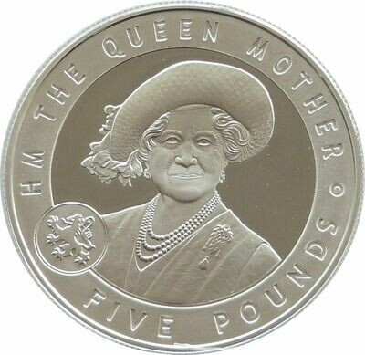 2007 Jersey Great Britons Queen Mother £5 Silver Proof Coin 2007 Jersey Great Britons Queen Mother £5 Silver Proof Coin