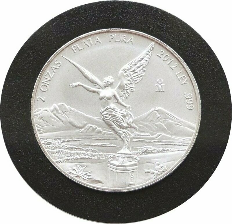 2012 Mexico Libertad Angel Silver 2oz Coin