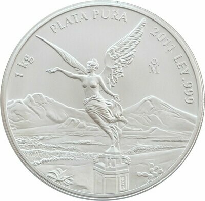 2011 Mexico Libertad Angel Silver Kilo Coin - Mintage 6,000 2011 Mexico Libertad Angel Silver Kilo Coin - Mintage 6,000