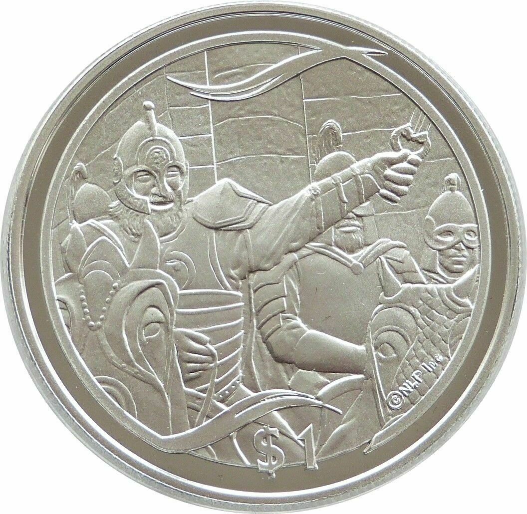 2003 New Zealand Lord of the Rings Theoden Rides $1 Silver Proof Coin 2003 New Zealand Lord of the Rings Theoden Rides $1 Silver Proof Coin