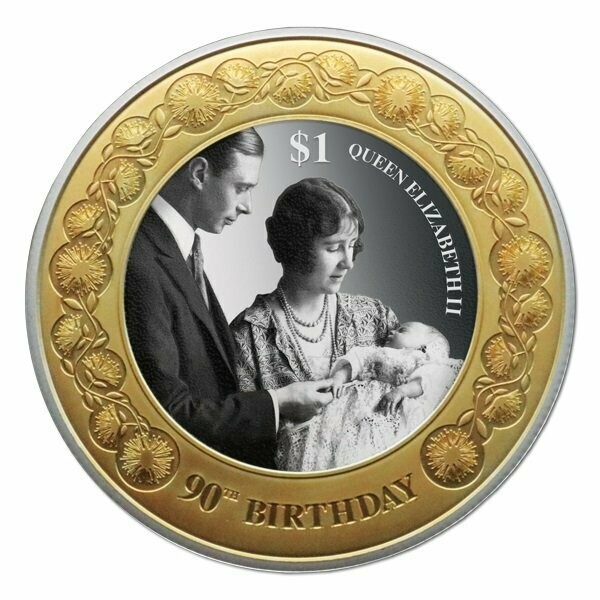 2016 New Zealand Queen's 90th Birthday $1 Silver Proof 1oz Coin Box Coa 2016 New Zealand Queen's 90th Birthday $1 Silver Proof 1oz Coin Box Coa