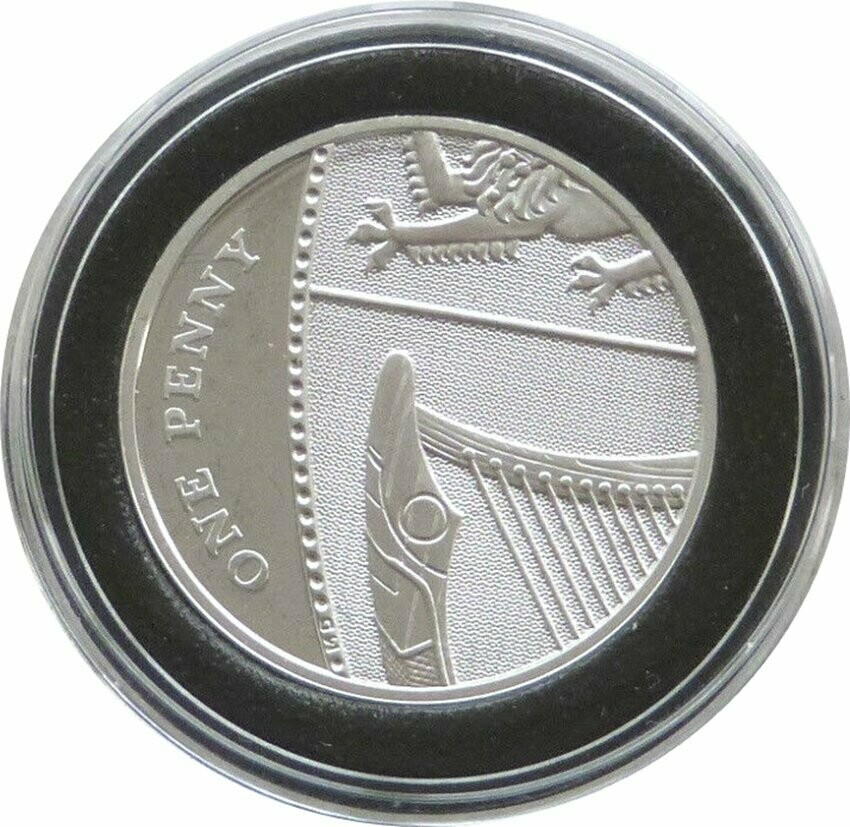2008 Royal Shield of Arms Piedfort 1p Silver Proof Coin 2008 Royal Shield of Arms Piedfort 1p Silver Proof Coin