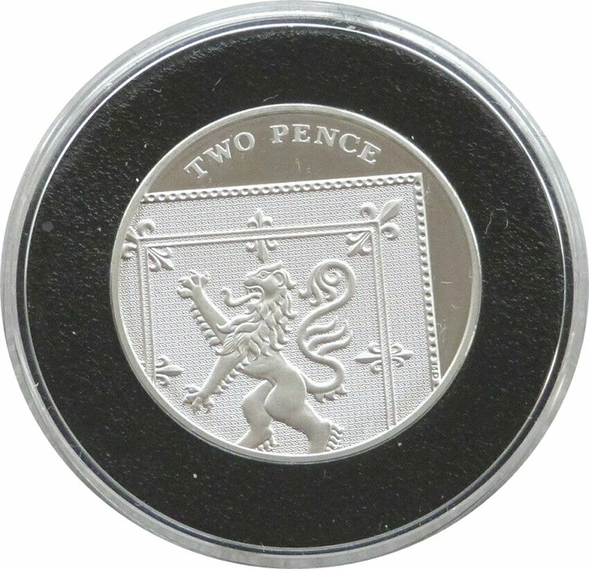 2008 Royal Shield of Arms Piedfort 2p Silver Proof Coin