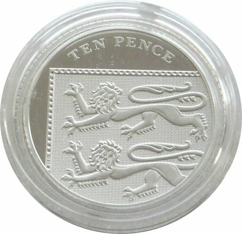 2008 Royal Shield of Arms Piedfort 10p Silver Proof Coin 2008 Royal Shield of Arms Piedfort 10p Silver Proof Coin