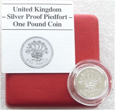 1986 Irish Flax Plant Piedfort £1 Silver Proof Coin Box Coa 1986 Irish Flax Plant Piedfort £1 Silver Proof Coin Box Coa