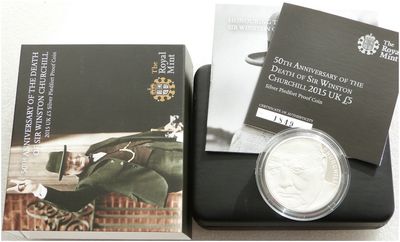 2015 Winston Churchill Piedfort £5 Silver Proof Coin Box Coa 2015 Winston Churchill Piedfort £5 Silver Proof Coin Box Coa