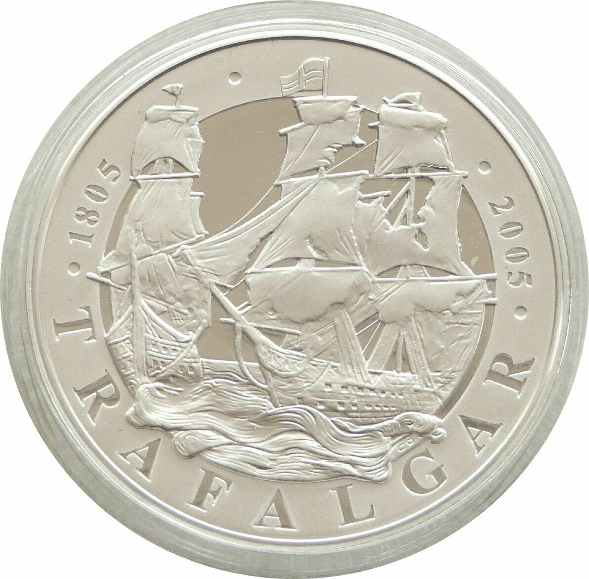2005 Battle of Trafalgar Piedfort £5 Silver Proof Coin 2005 Battle of Trafalgar Piedfort £5 Silver Proof Coin