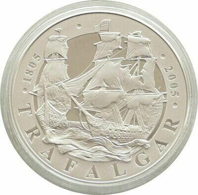 2005 Battle of Trafalgar Piedfort £5 Silver Proof Coin 2005 Battle of Trafalgar Piedfort £5 Silver Proof Coin