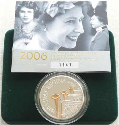 2006 Queen's 80th Birthday Piedfort £5 Silver Proof Coin Box Coa 2006 Queen's 80th Birthday Piedfort £5 Silver Proof Coin Box Coa