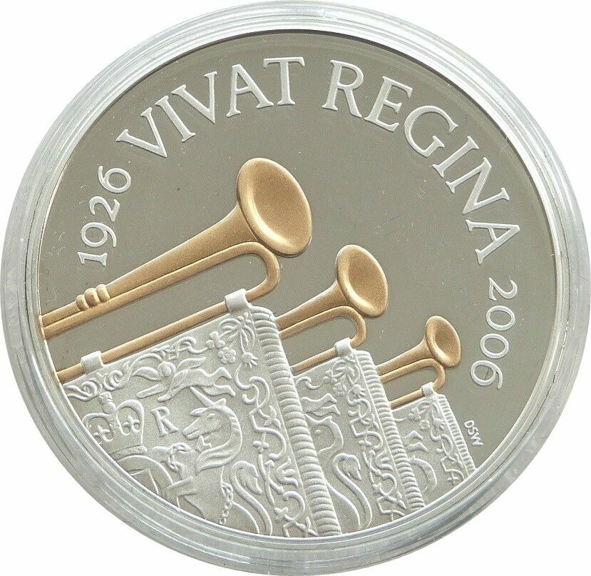 2006 Queen's 80th Birthday Piedfort £5 Silver Proof Coin 2006 Queen's 80th Birthday Piedfort £5 Silver Proof Coin