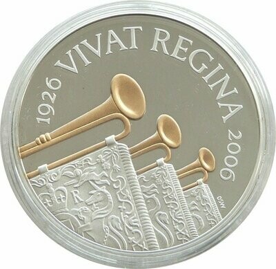 2006 Queen's 80th Birthday Piedfort £5 Silver Proof Coin 2006 Queen's 80th Birthday Piedfort £5 Silver Proof Coin