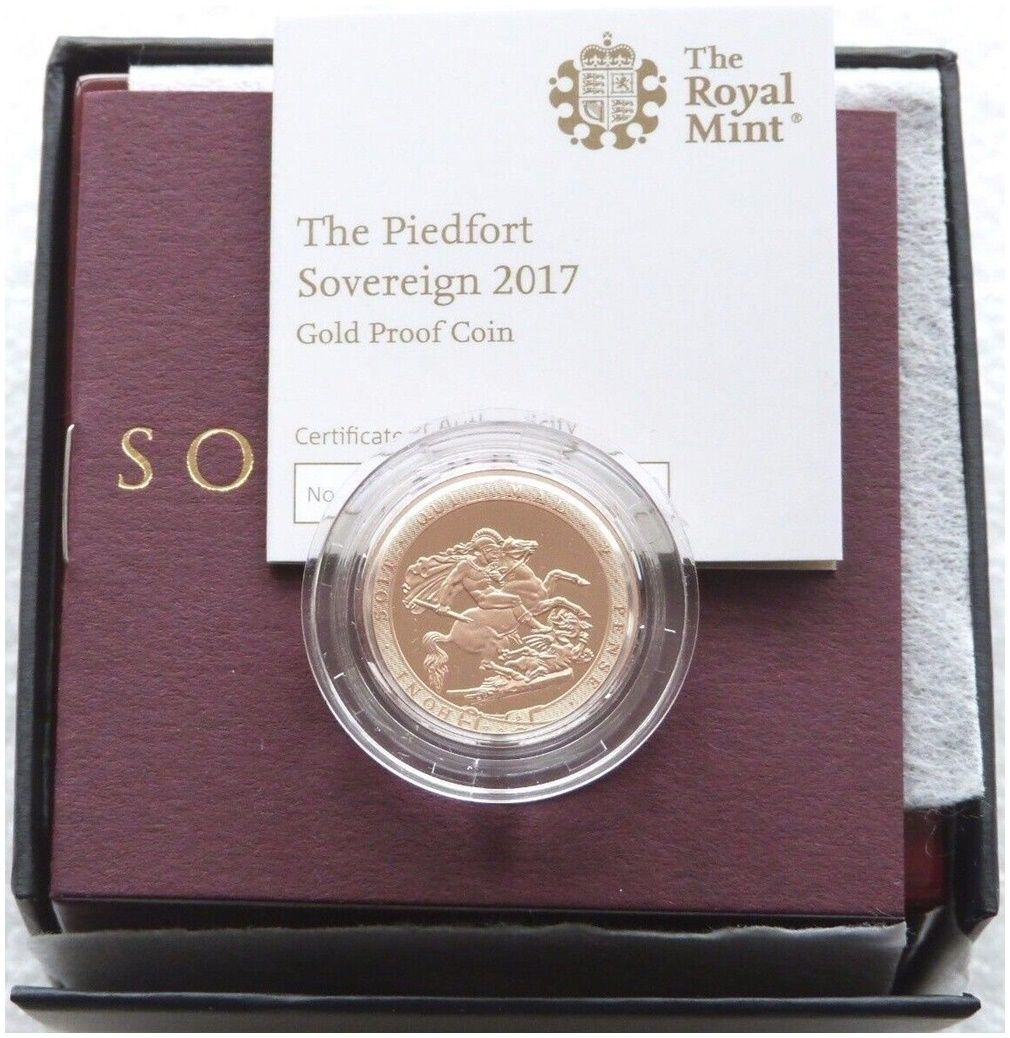 2017 Pistrucci Piedfort Sovereign Gold Proof Coin Box Coa 2017 Pistrucci Piedfort Sovereign Gold Proof Coin Box Coa