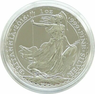 2016 Britannia £2 Silver 1oz Coin - Plain Smooth Fields