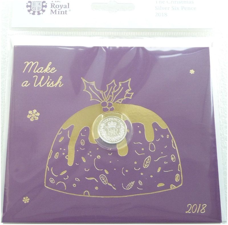 2018 Elizabeth II Christmas 6D Sixpence Silver Coin Pack - Third Time In 70 Years 2018 Elizabeth II Christmas 6D Sixpence Silver Coin Pack - Third Time In 70 Years