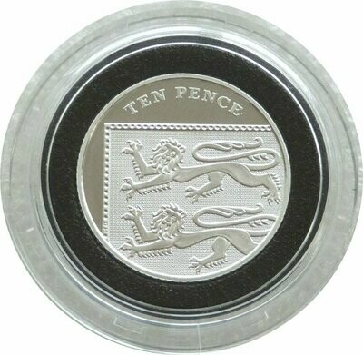 2009 Royal Shield of Arms 10p Silver Proof Coin 2009 Royal Shield of Arms 10p Silver Proof Coin