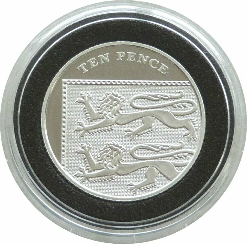 2011 Royal Shield of Arms 10p Silver Proof Coin 2011 Royal Shield of Arms 10p Silver Proof Coin